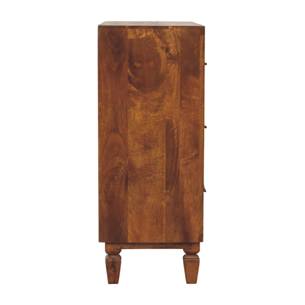Solid Wood Cadiz Carved Chest