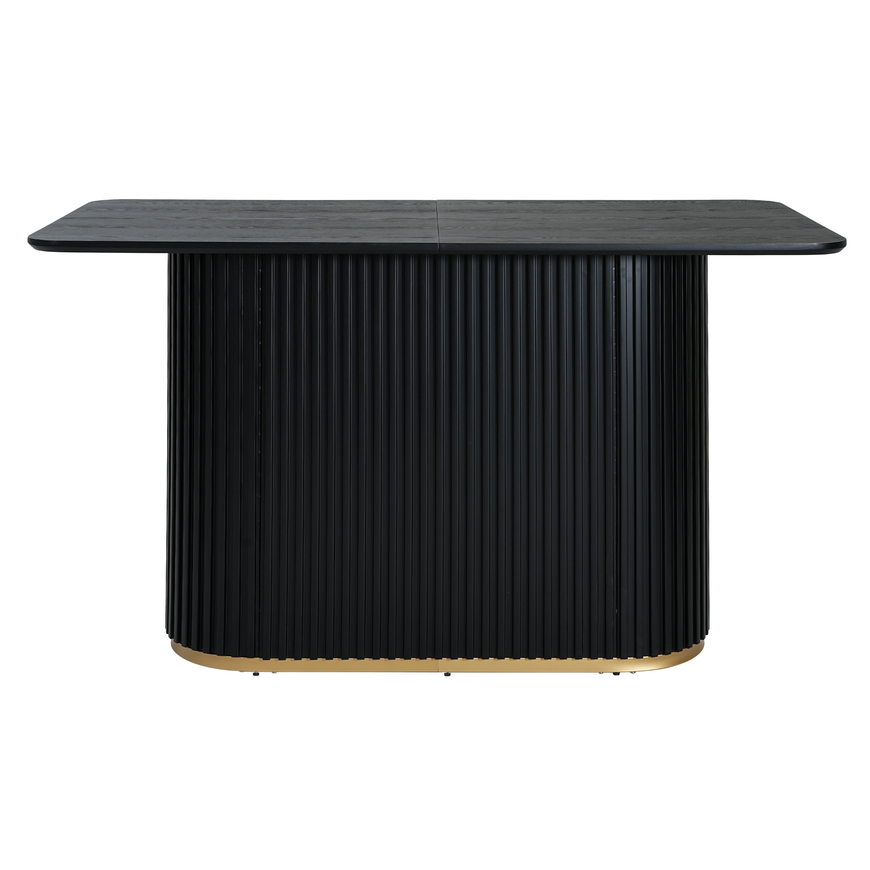 63"L Counter Table - Black
