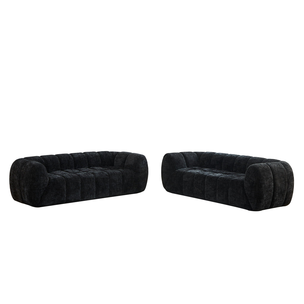 Modern Sofa With Piano Key Backrest