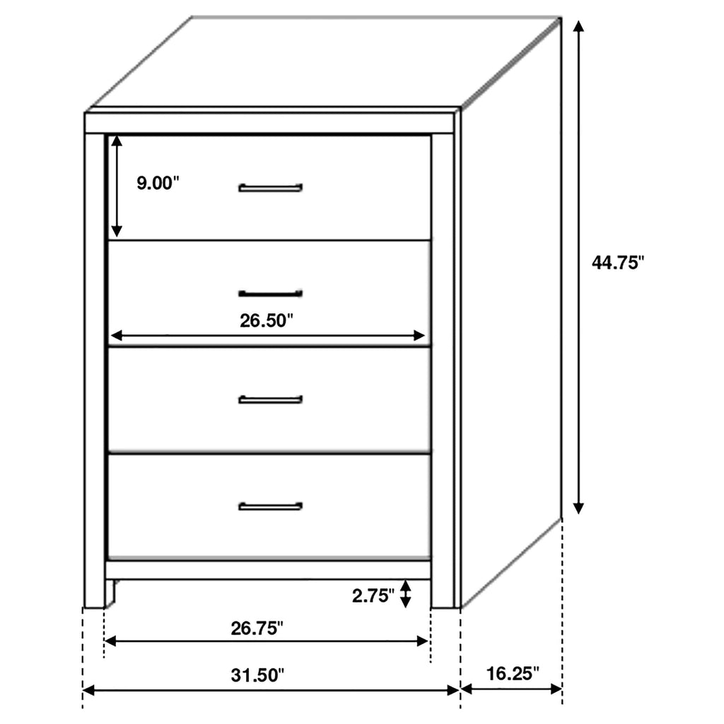 Geary - 4 Drawer Chest