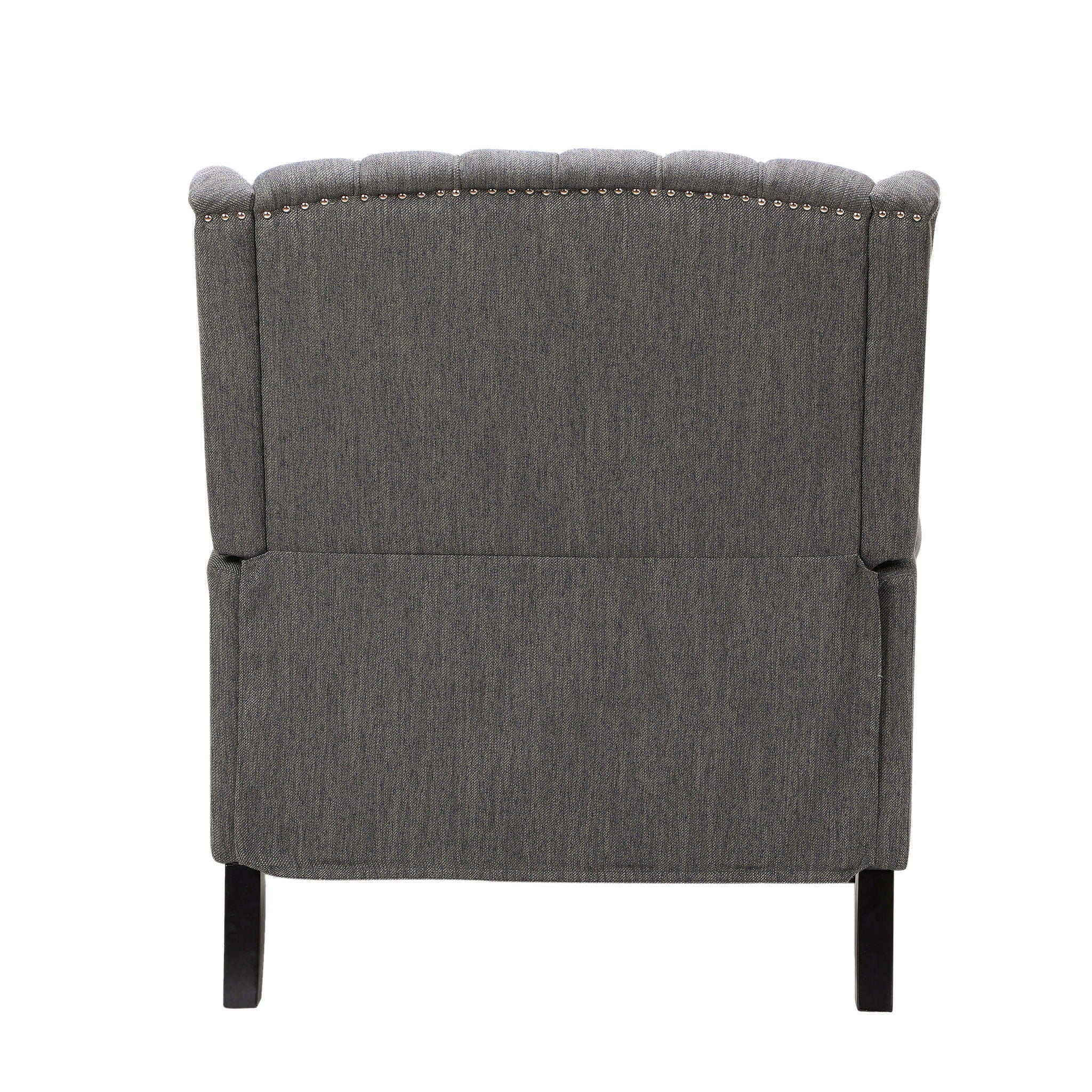 Dunham Contemporary Fabric Tufted Oversized Pushback Recliner