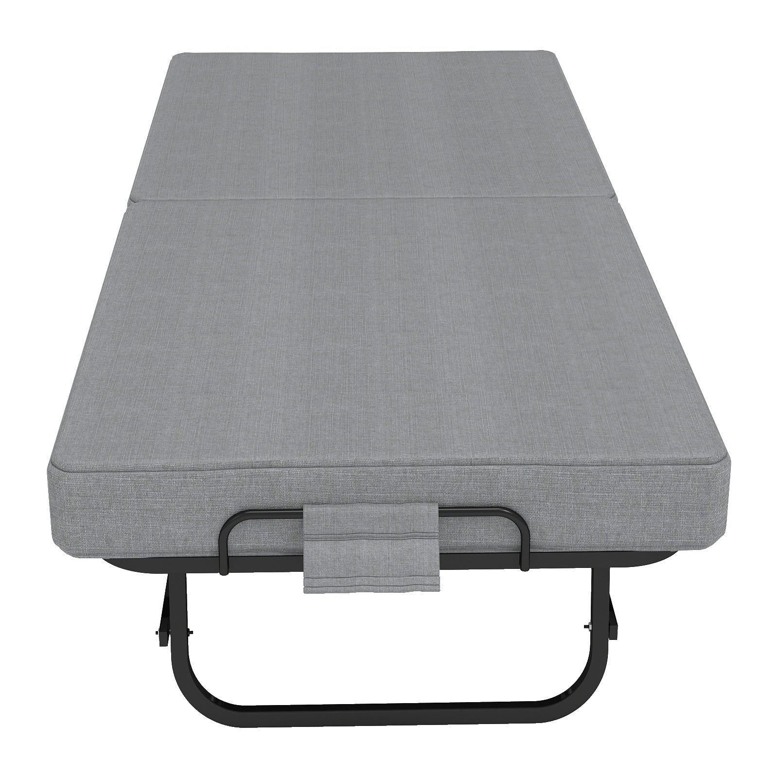75" Folding Bed with Memory Foam Mattress