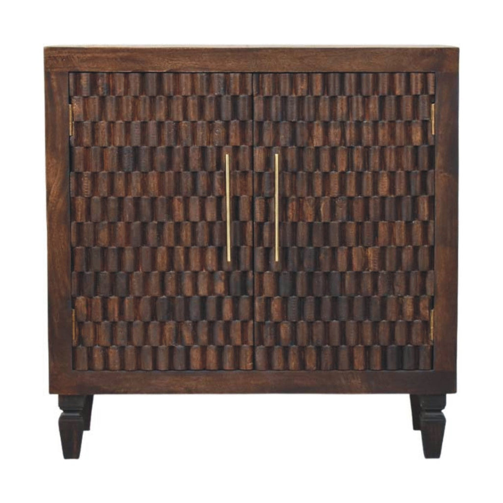 Solid Wood Vesta Textured Sideboard