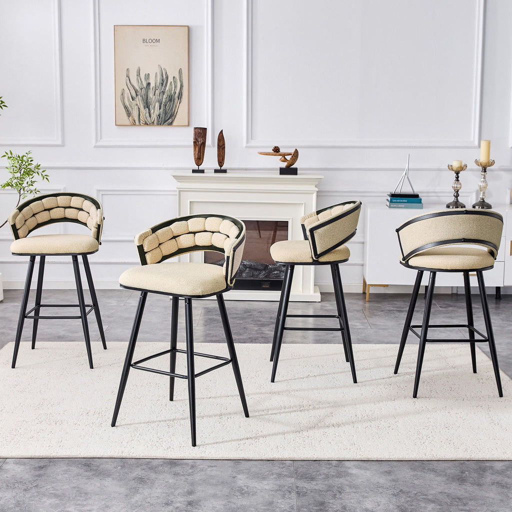 Bar Stools, Kitchen Island Counter Height Stools (Set of 2)