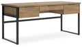Montia - Home Office Desk - Light Brown