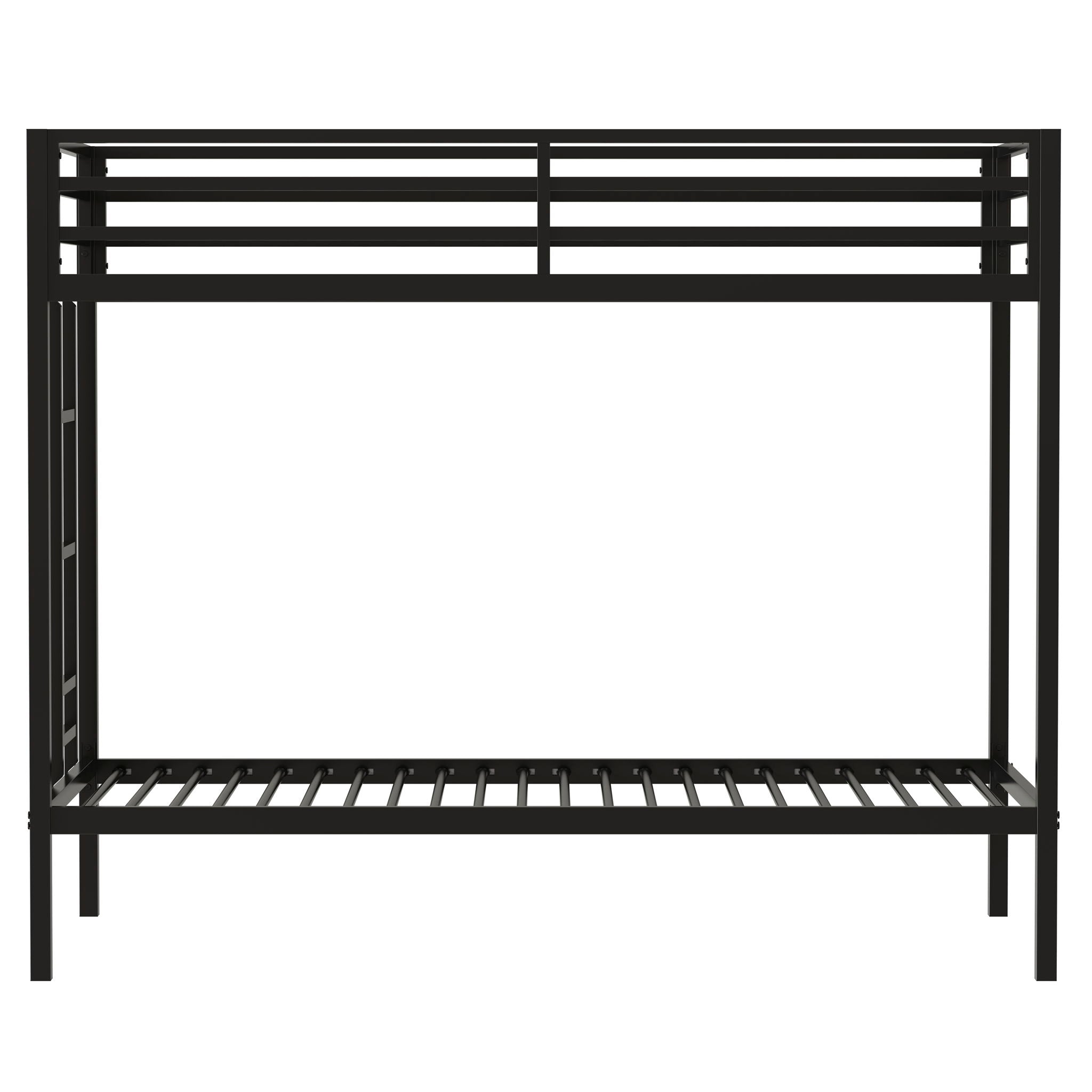 Adam - Twin Over Twin Bunk Bed - Black