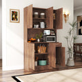 70.87" Tall Wardrobe & Kitchen Cabinet