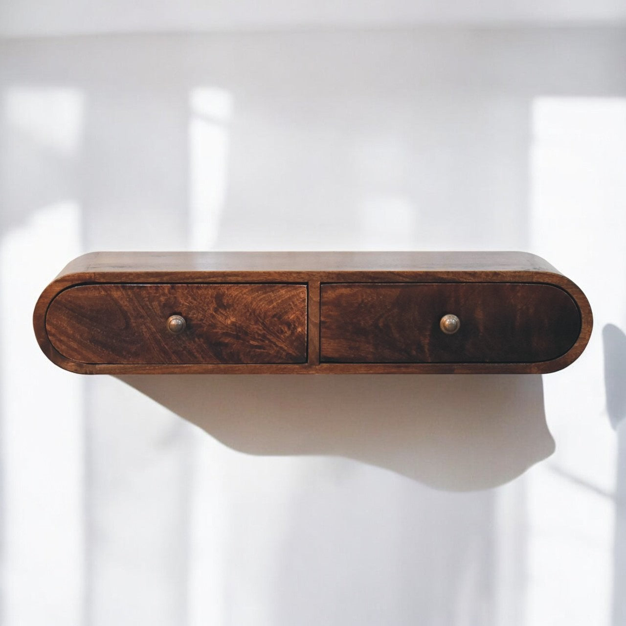Solid Wood Wall-Mounted California Console Table