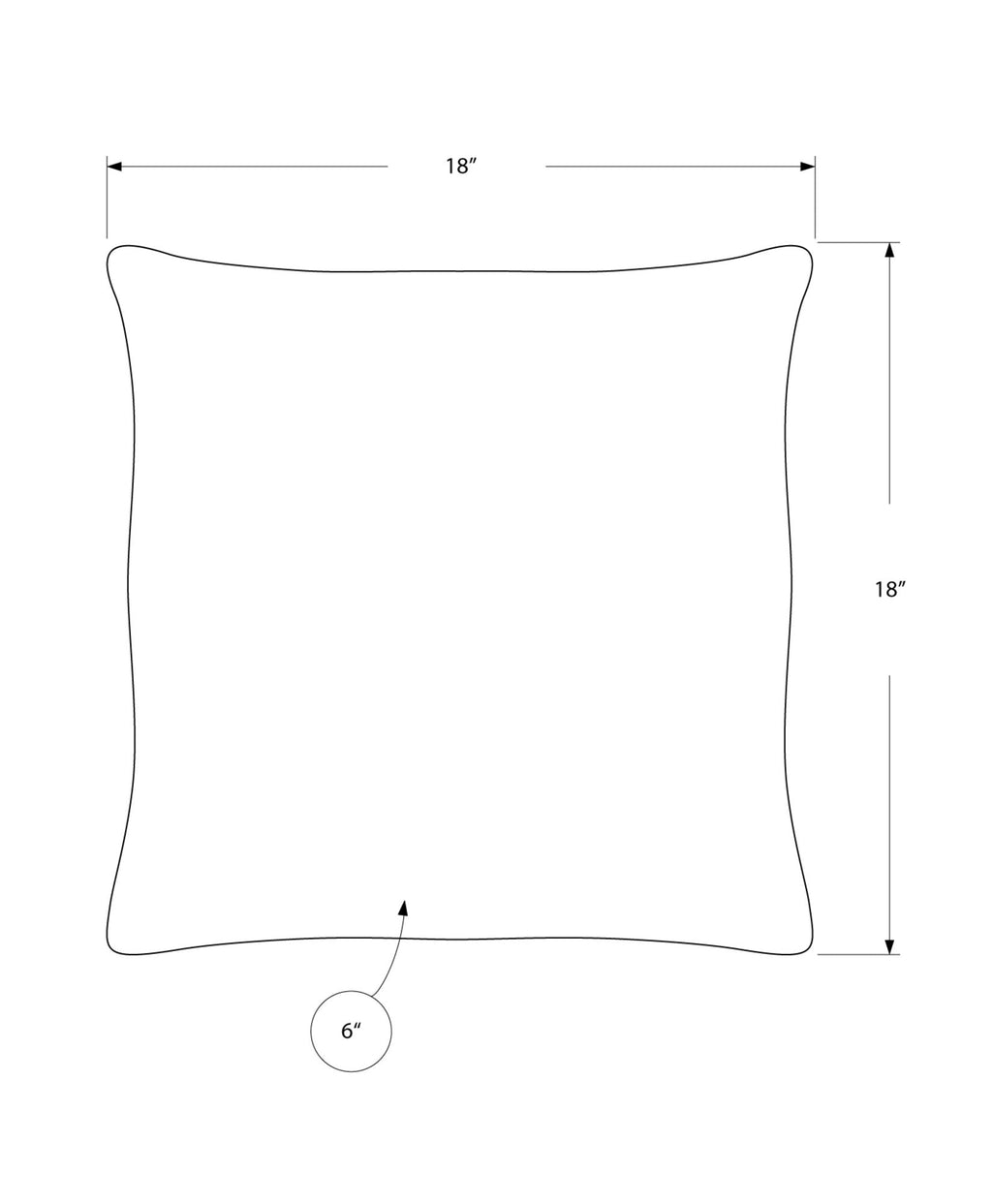 Square Pillows with Insert Included - Decorative Throw, Hypoallergenic