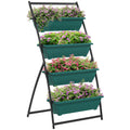 Outsunny 4 Tier Vertical Garden Planter Set