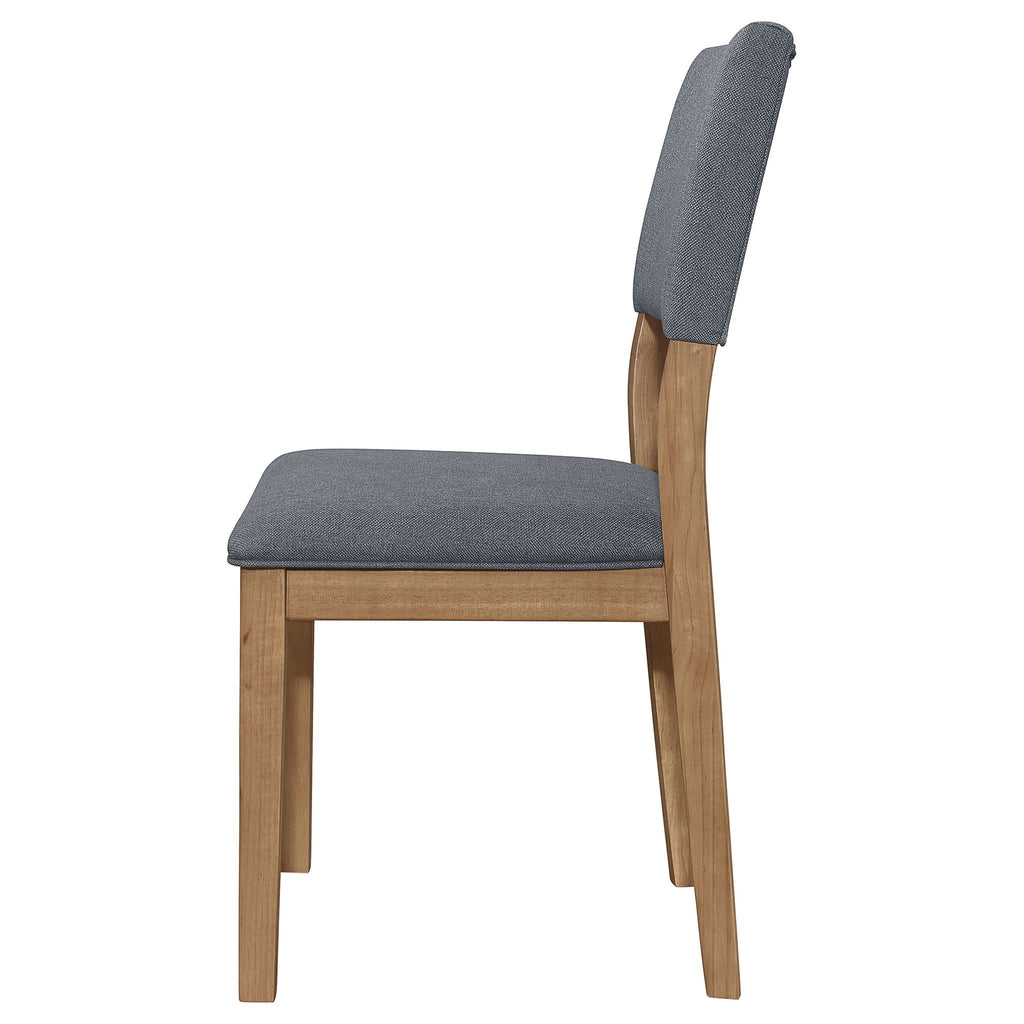 Topeka - Upholstered Dining Side Chair (Set of 2) - Brown