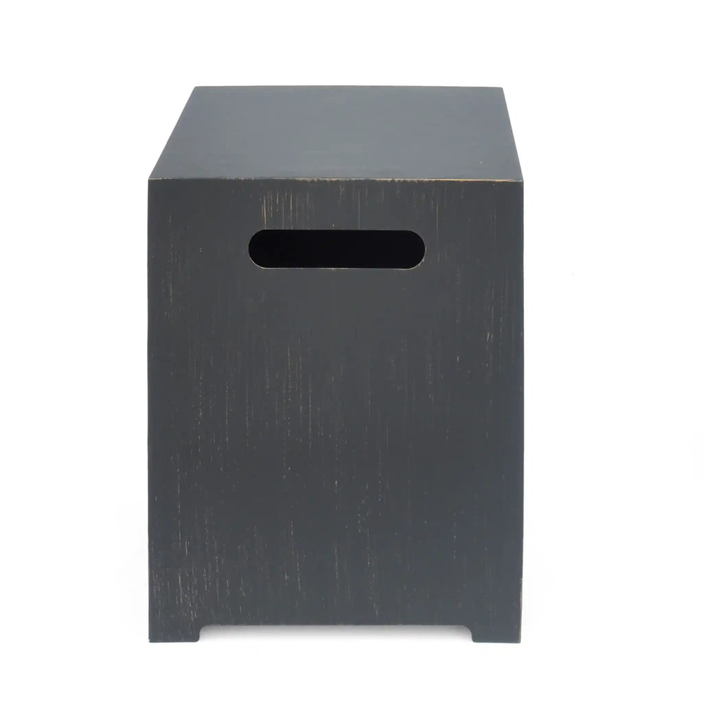 Modern Tank Holder Side Table With Powder Coated Frame