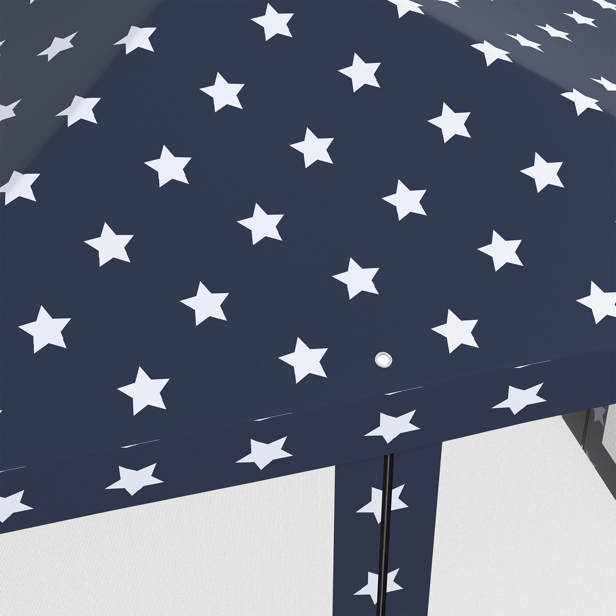 Outsunny 10' x 10' Pop Up Canopy Tent with Netting
