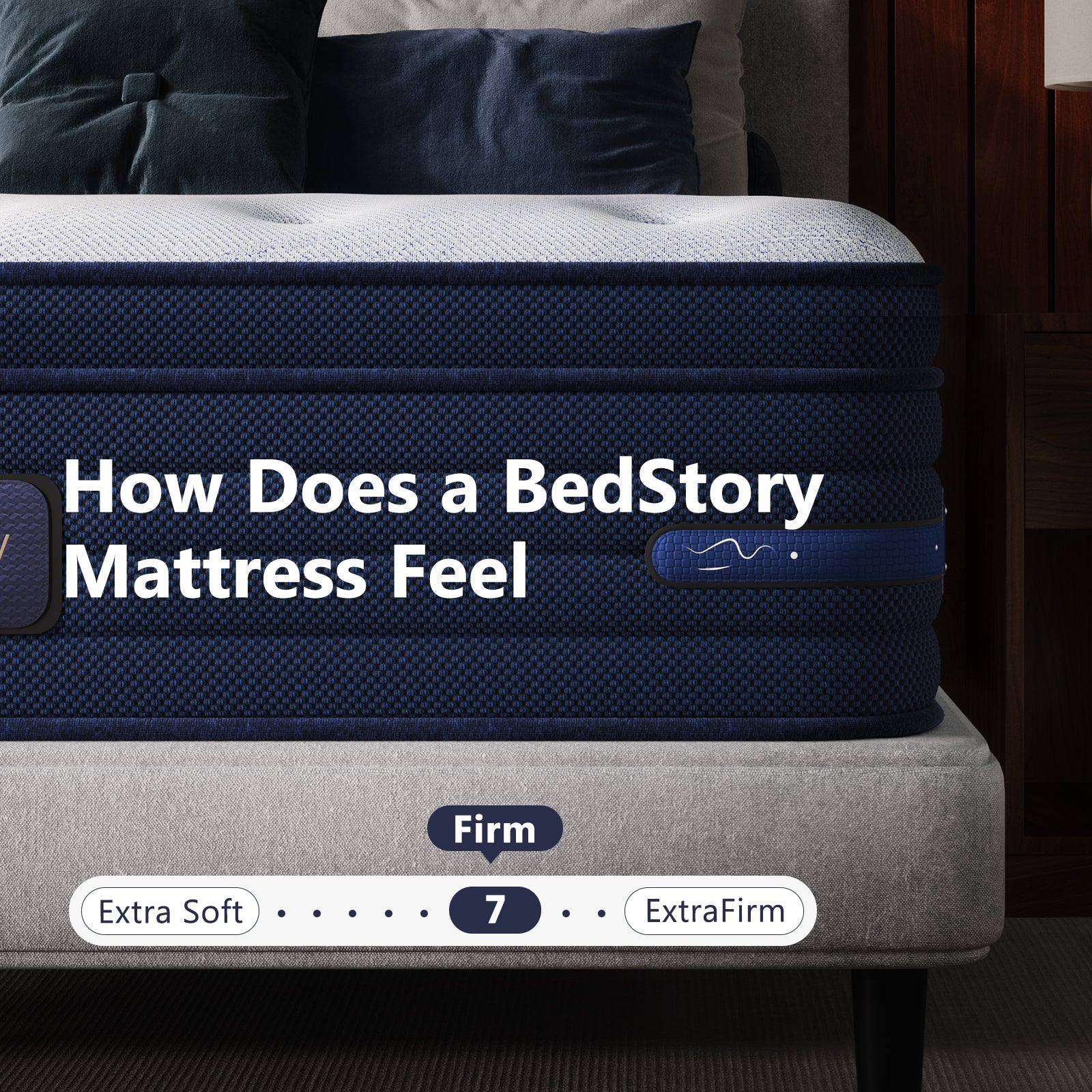 Bedstory Spine Align Pro 13" Twin Firm Cooling Hybrid Mattress