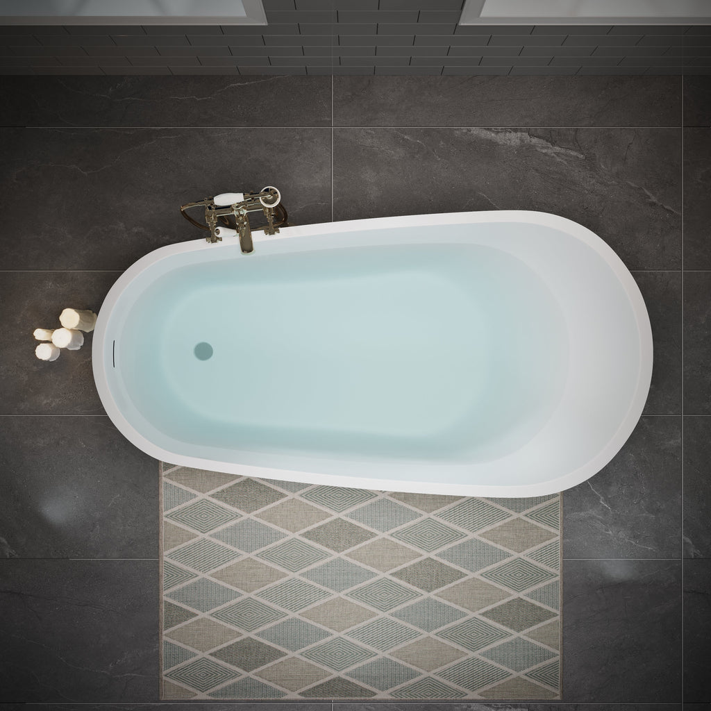 55" Acrylic Freestanding Bathtub