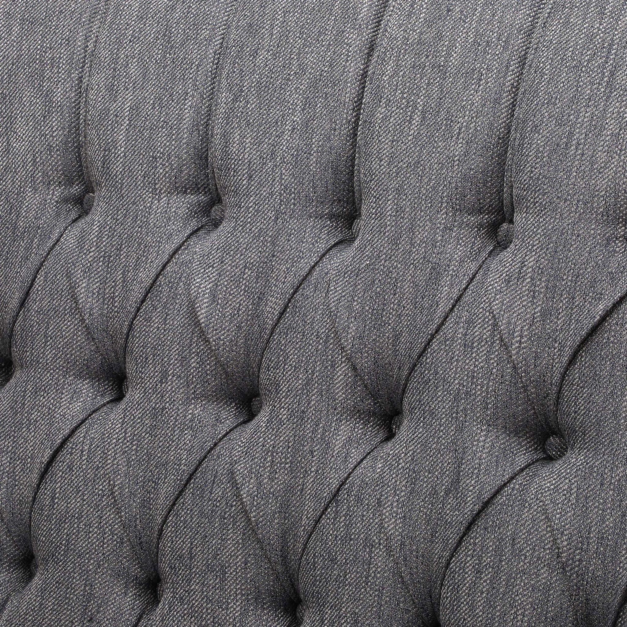Dunham Contemporary Fabric Tufted Oversized Pushback Recliner
