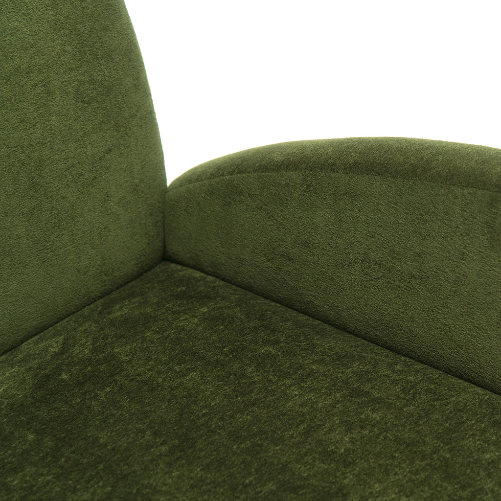 Velvet Fabric Decorative Lounge Chair