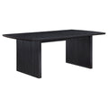 Mason - Removable Extension Leaf Dining Table - Black