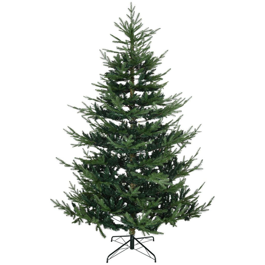 HOMCOM 7.5 Foot Artificial Christmas Tree