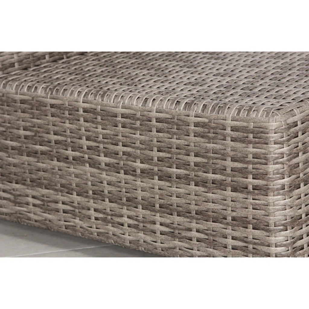Chic Wide Outdoor Loveseat With Cushions
