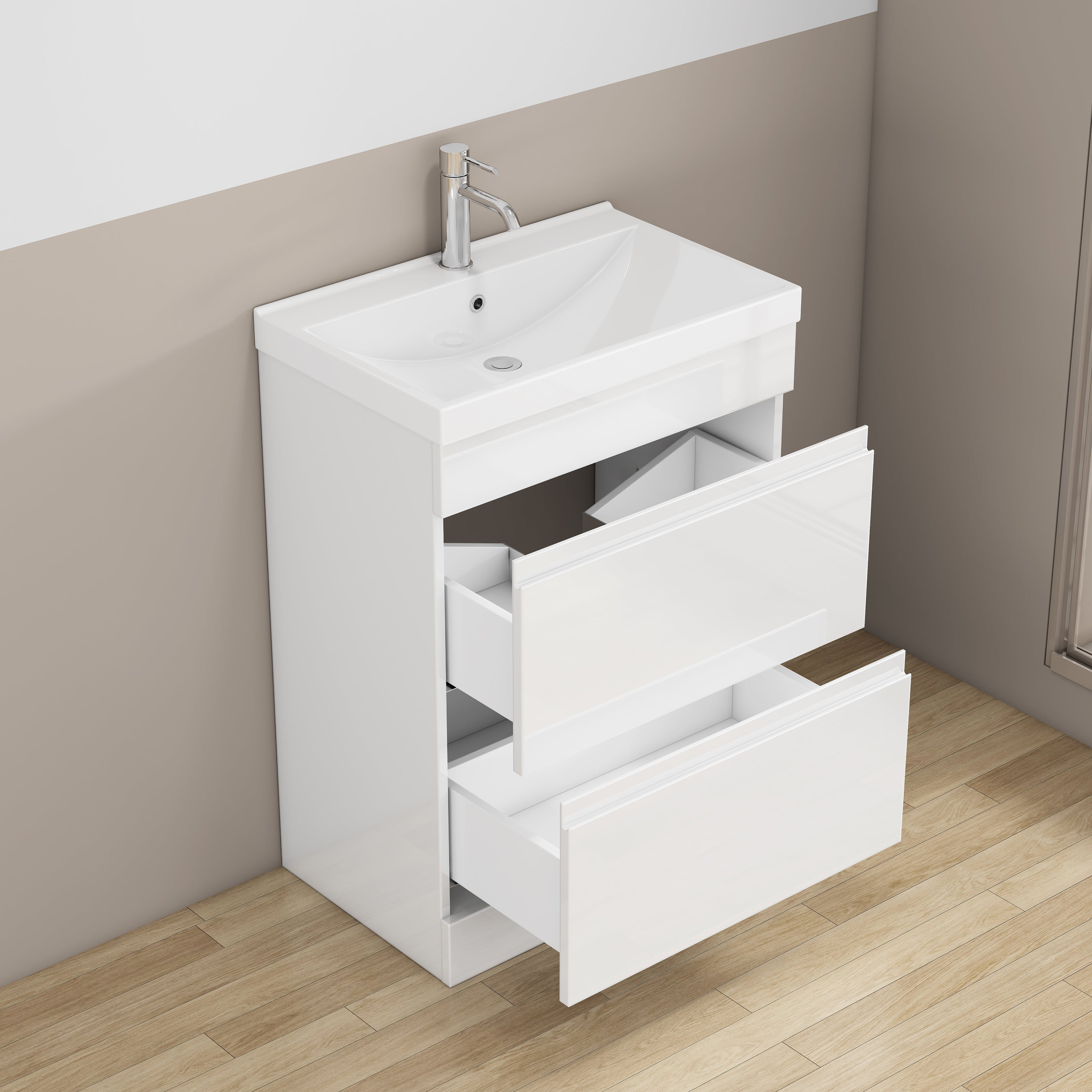 24-inch Bathroom Vanity With Sink Combo