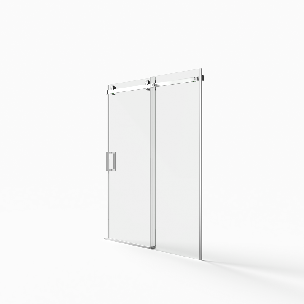 Frameless Sliding Shower Door - 56-60"W x 72"H