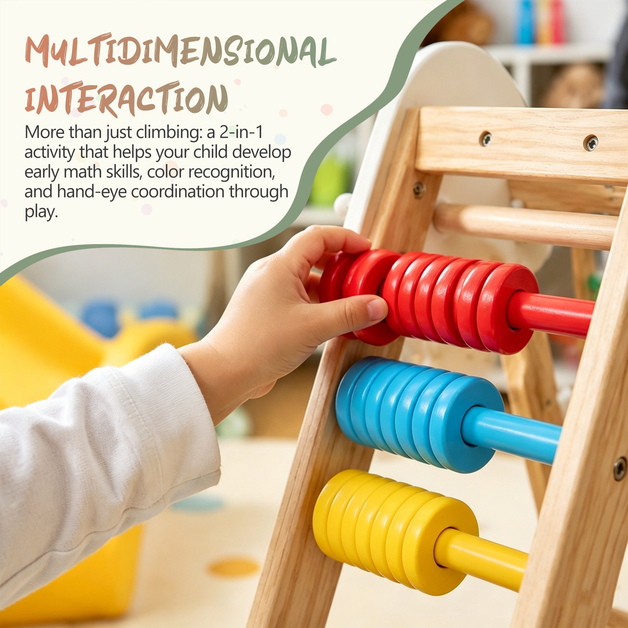9-in-1 Foldable Kids Climbing Frame & Slide