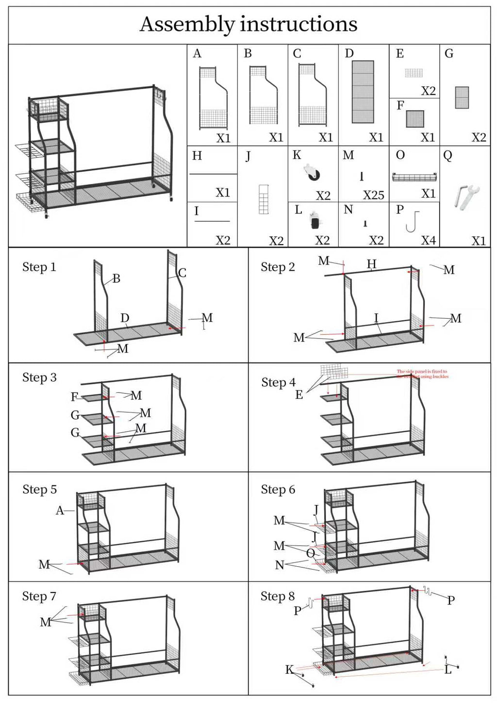 4 Golf Bag Organizer Garage Storage