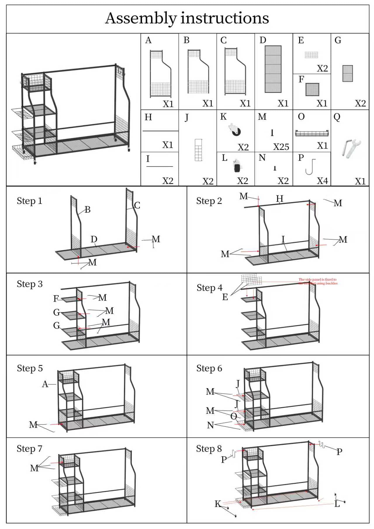 4 Golf Bag Organizer Garage Storage