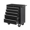 5-Drawer Rolling Tool Chest w/Lock & Key