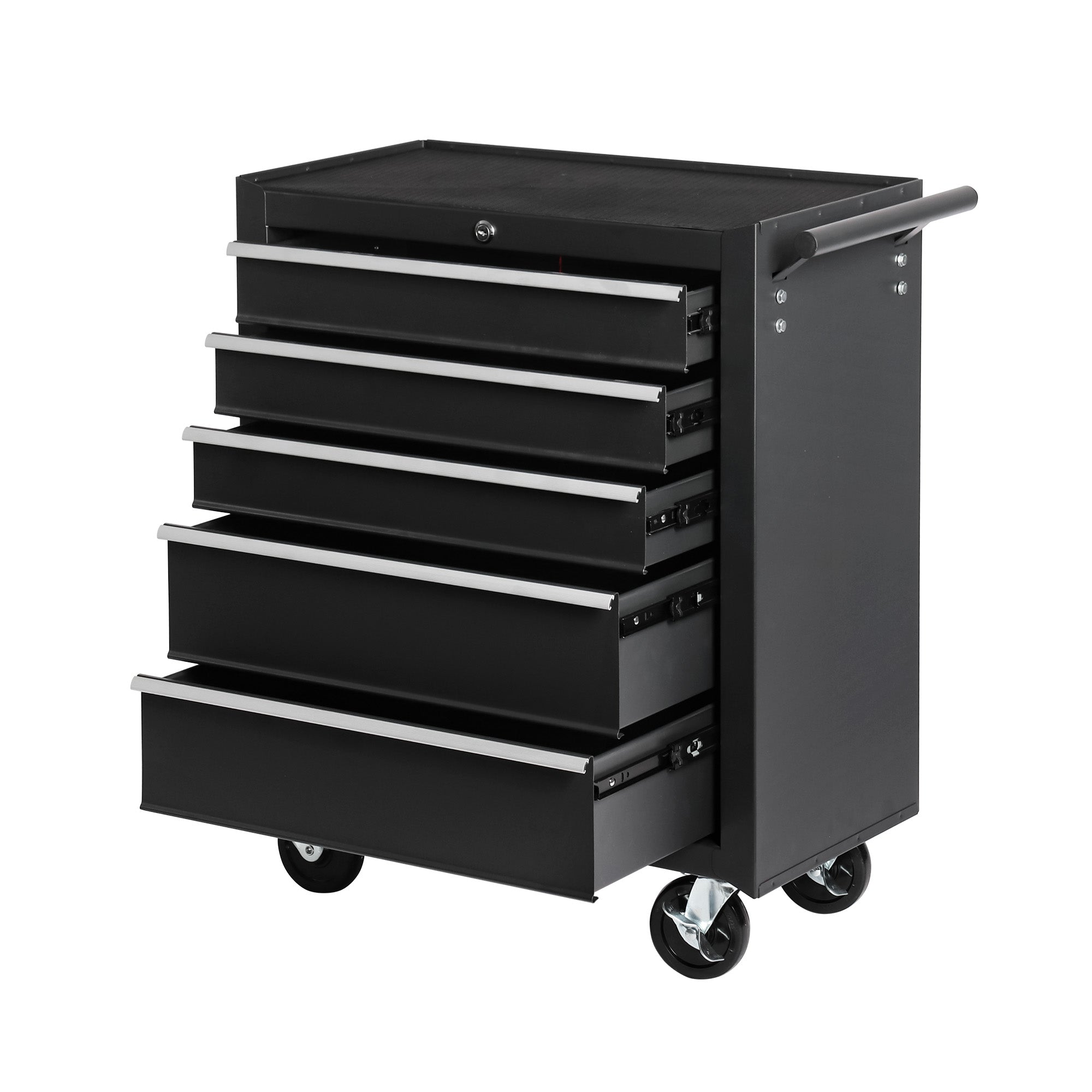 5-Drawer Rolling Tool Chest w/Lock & Key
