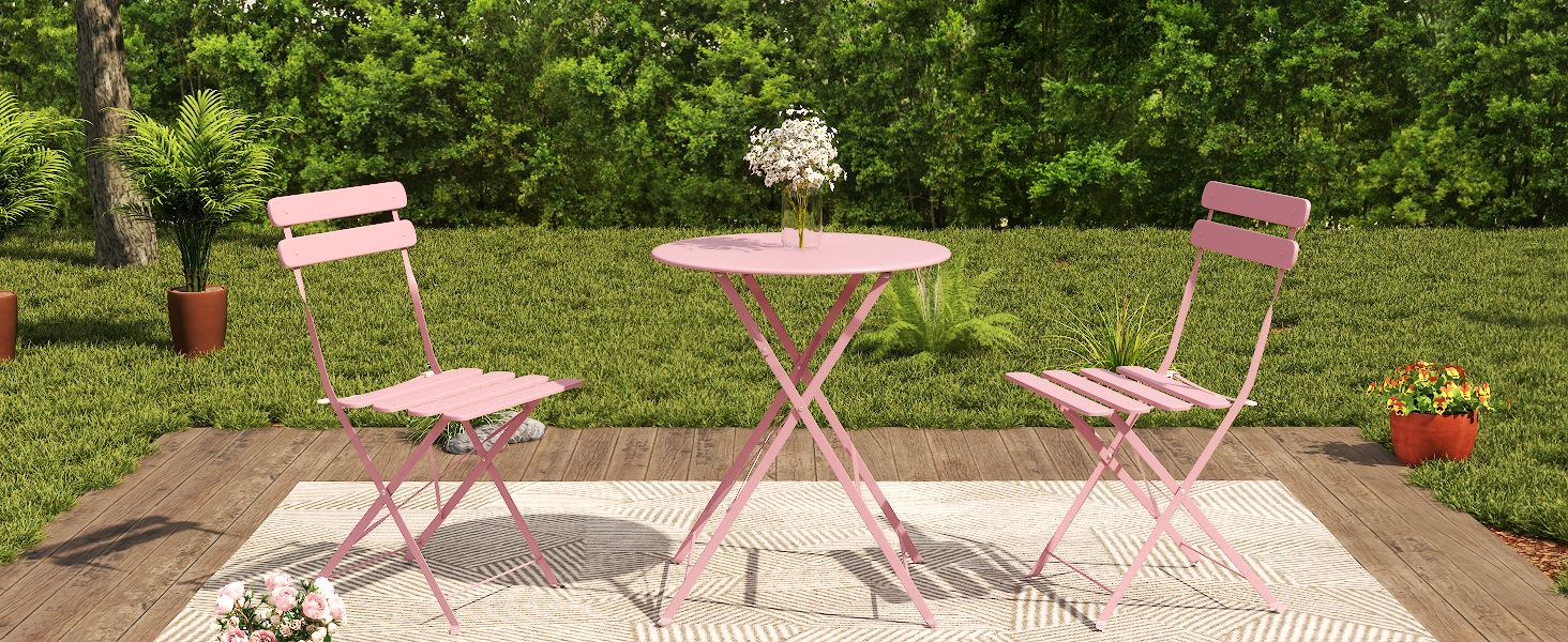 Bistro Table and Chairs Set of 2