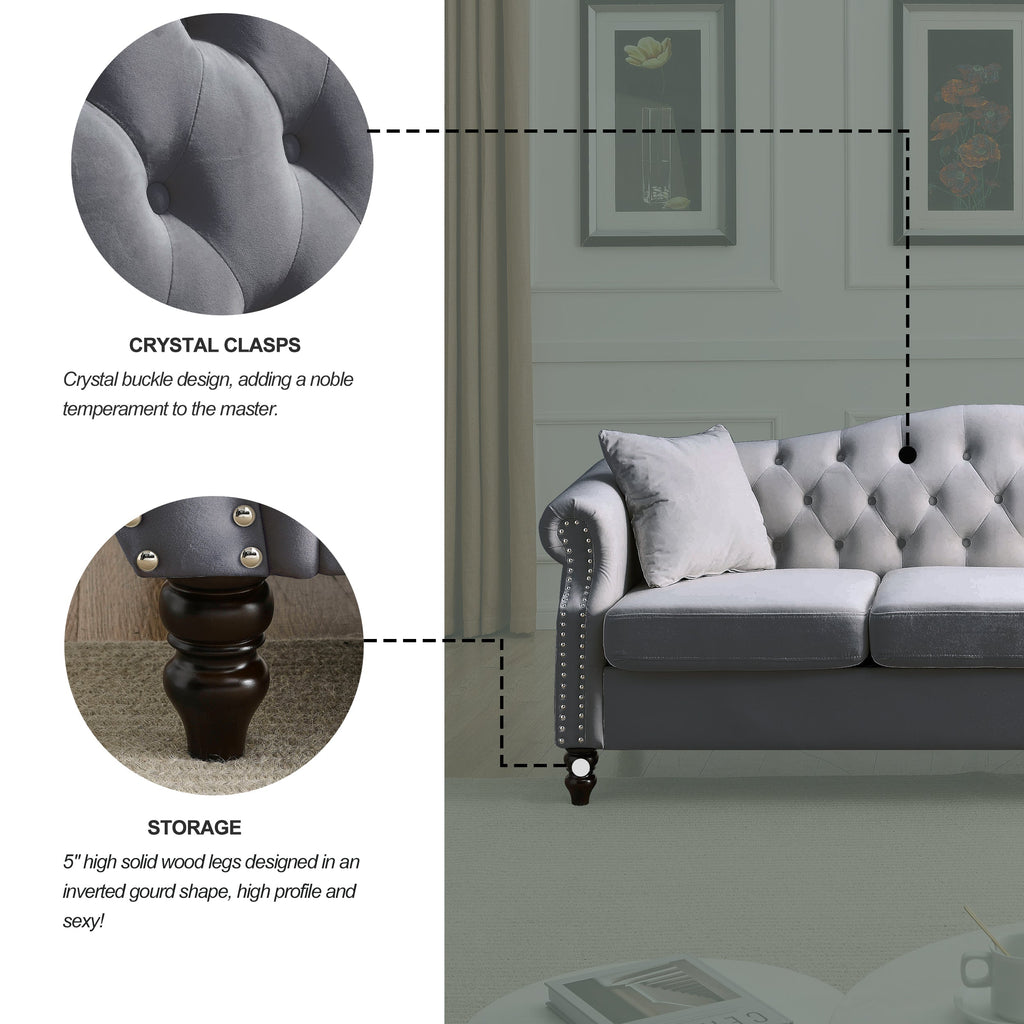 79" Chesterfield Sofa