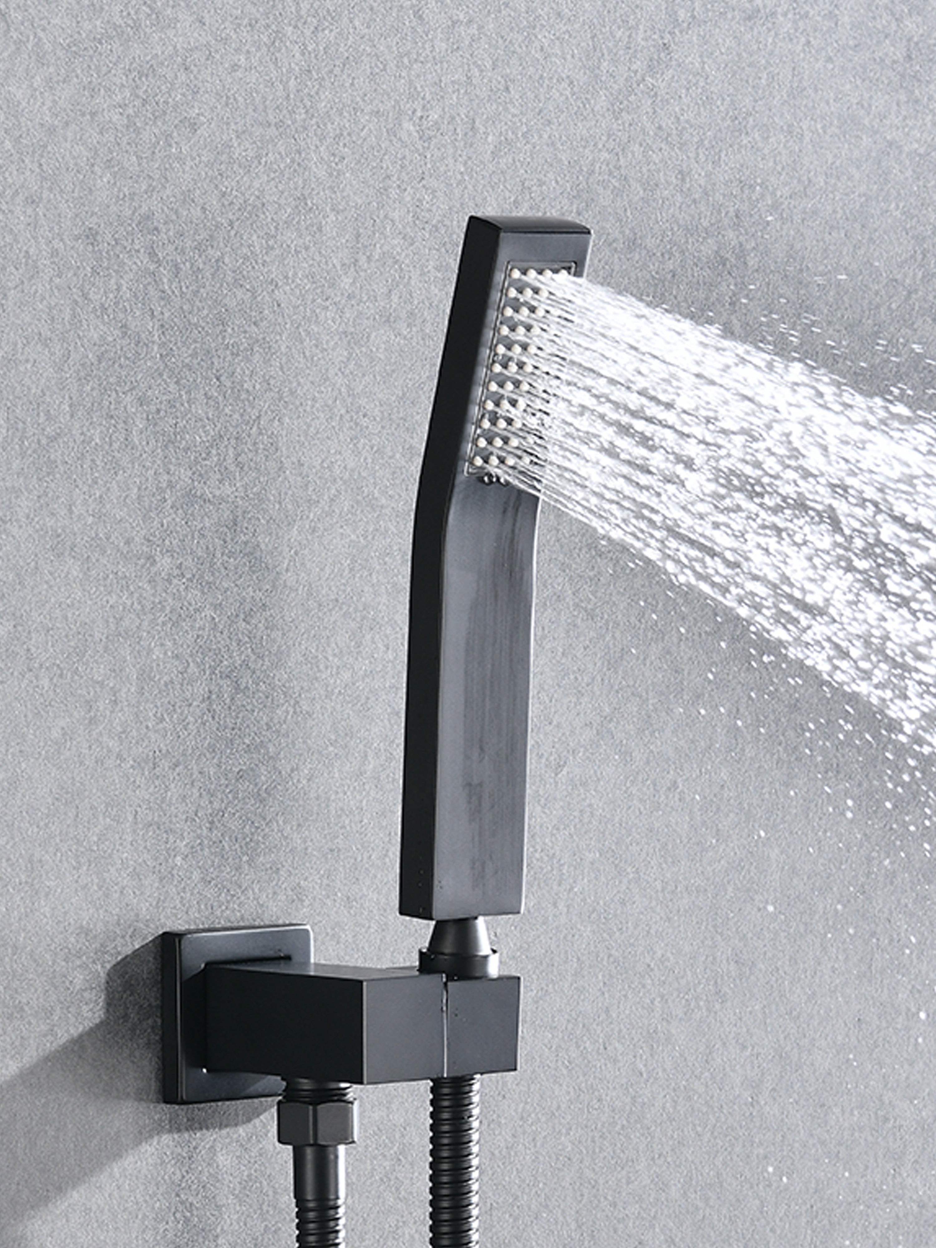 Shower System with Tub Spout,10 inch  Shower Head Shower Set for Bathroom Matte