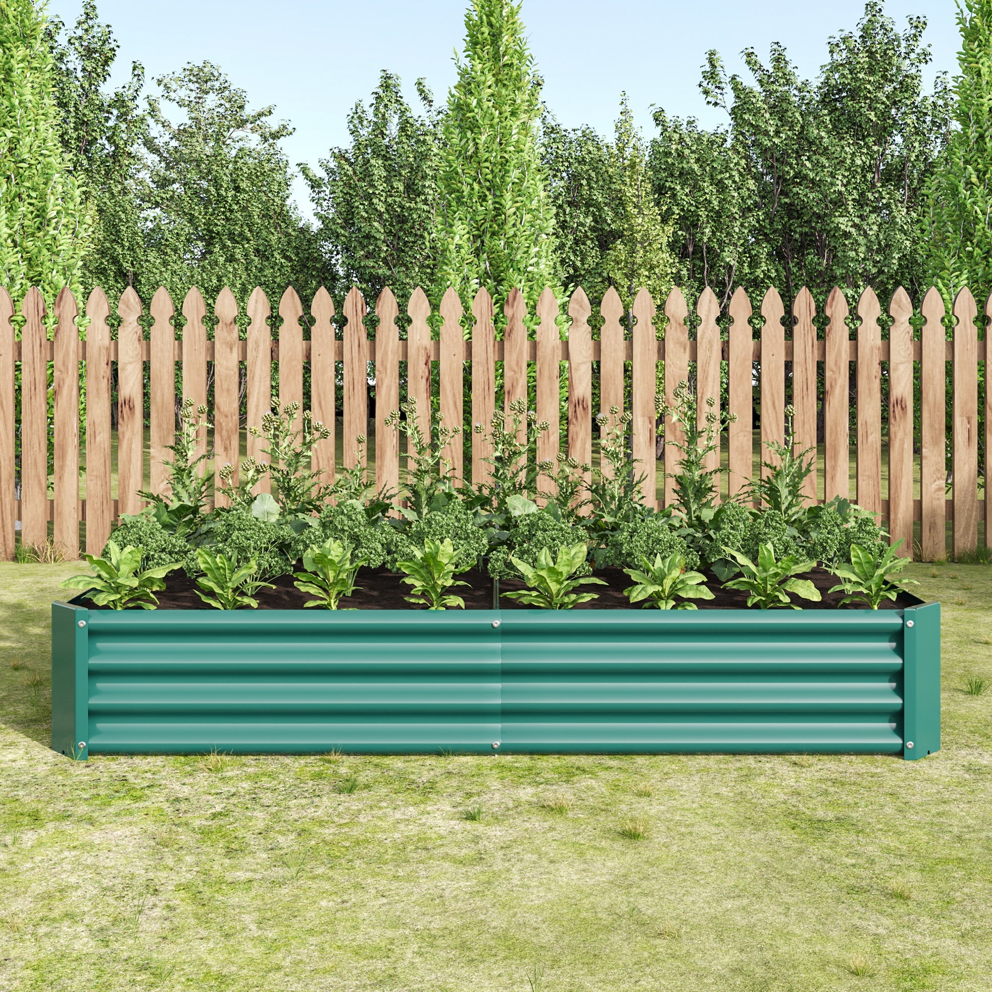 Raised Garden Bed Outdoor, 6×3×1ft