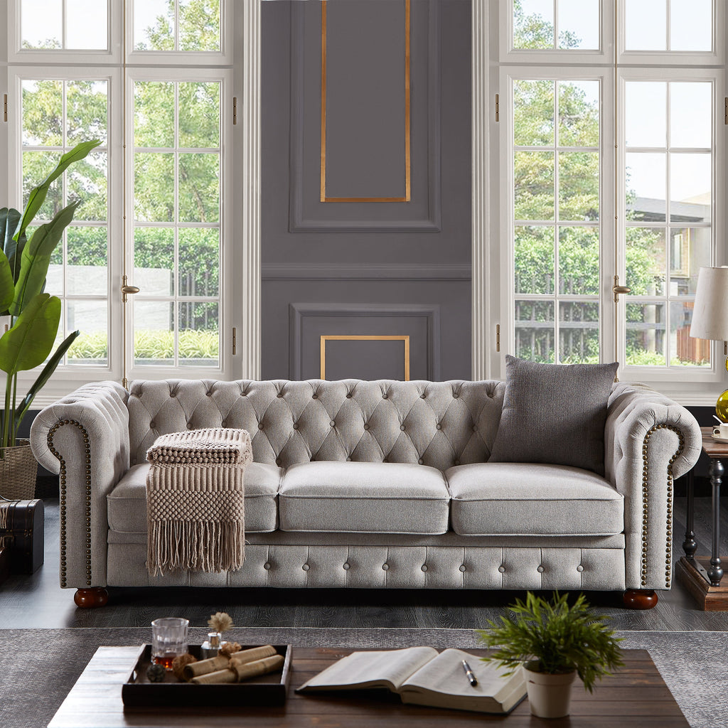 Chesterfield Sofa in Fabric