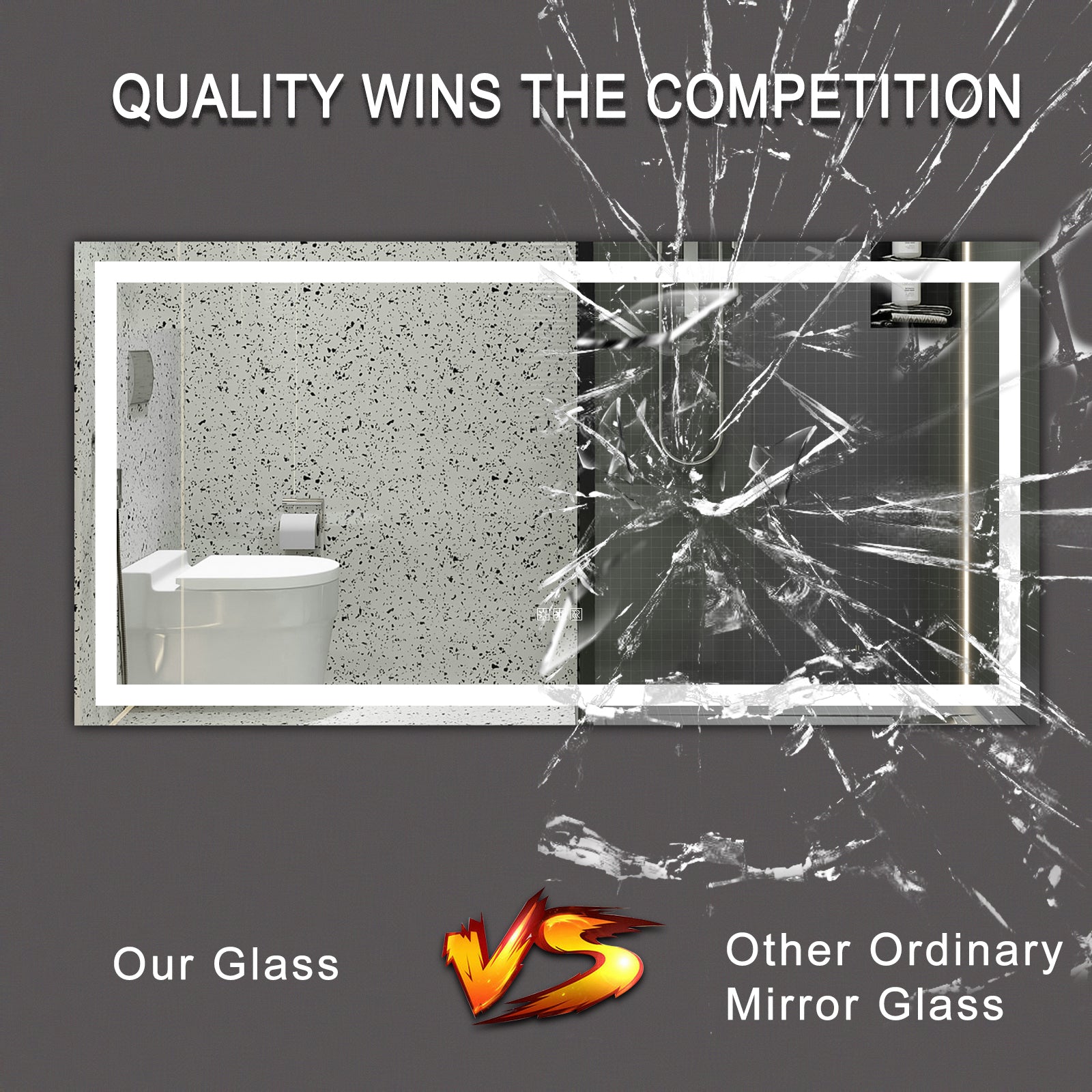 72"×36" LED Mirror Light Bathroom