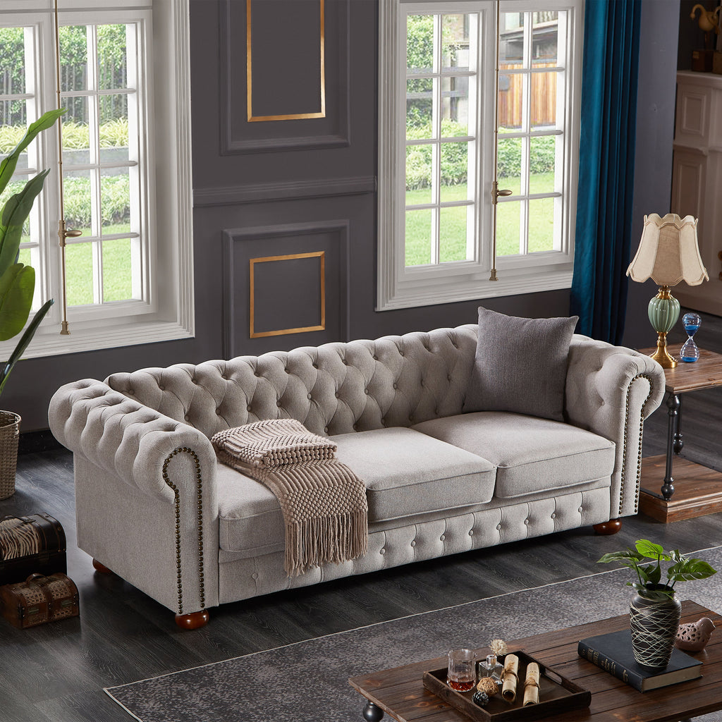 Chesterfield Sofa in Fabric