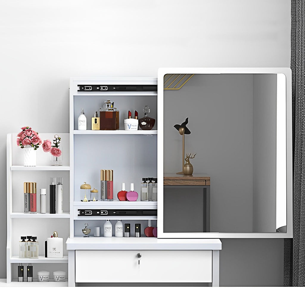 Fashion Vanity Desk with Mirror and Lights