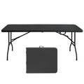 6ft Folding Table - Portable Plastic Table for Camping and Picnics