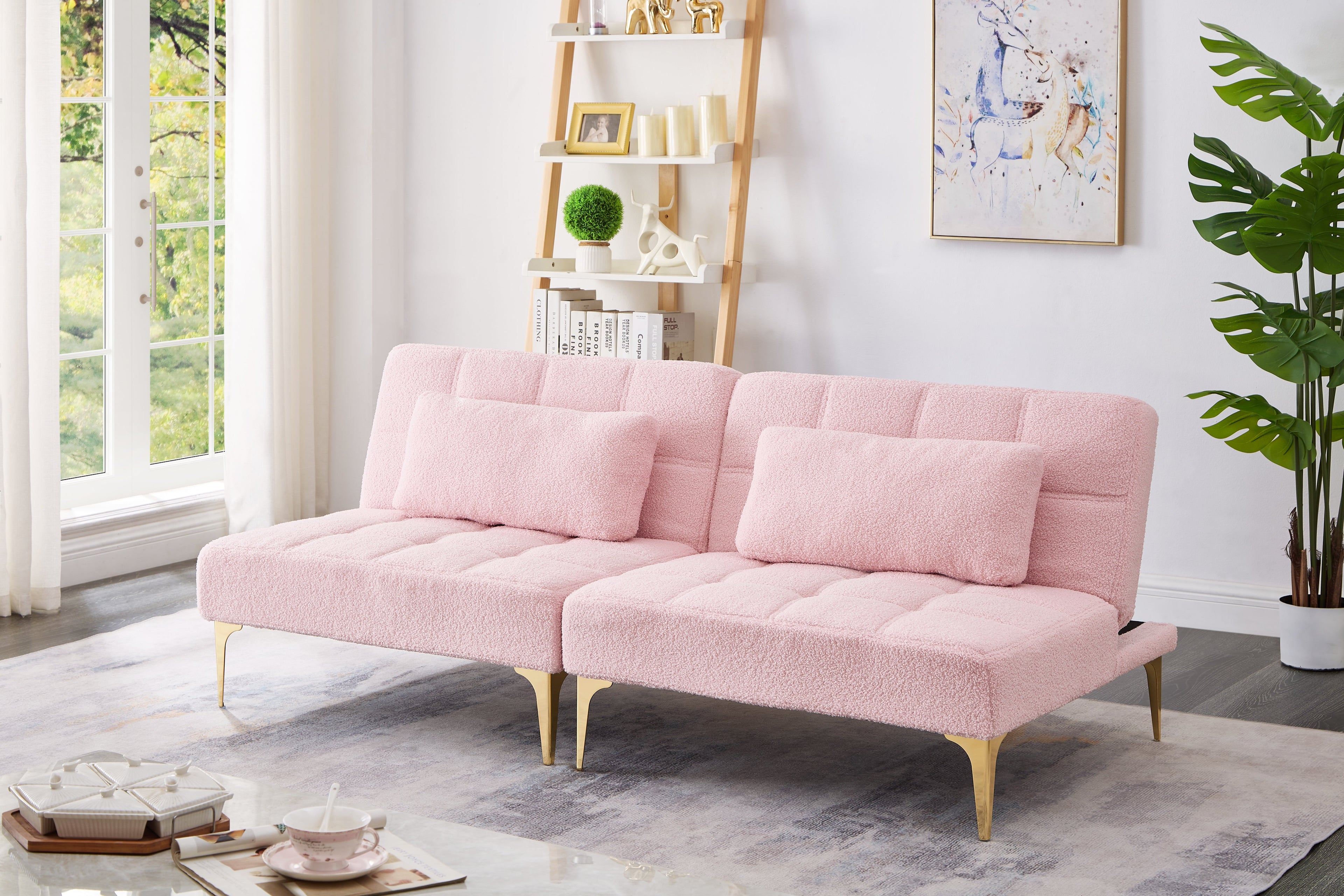 71" Convertible Sofa Bed Futon