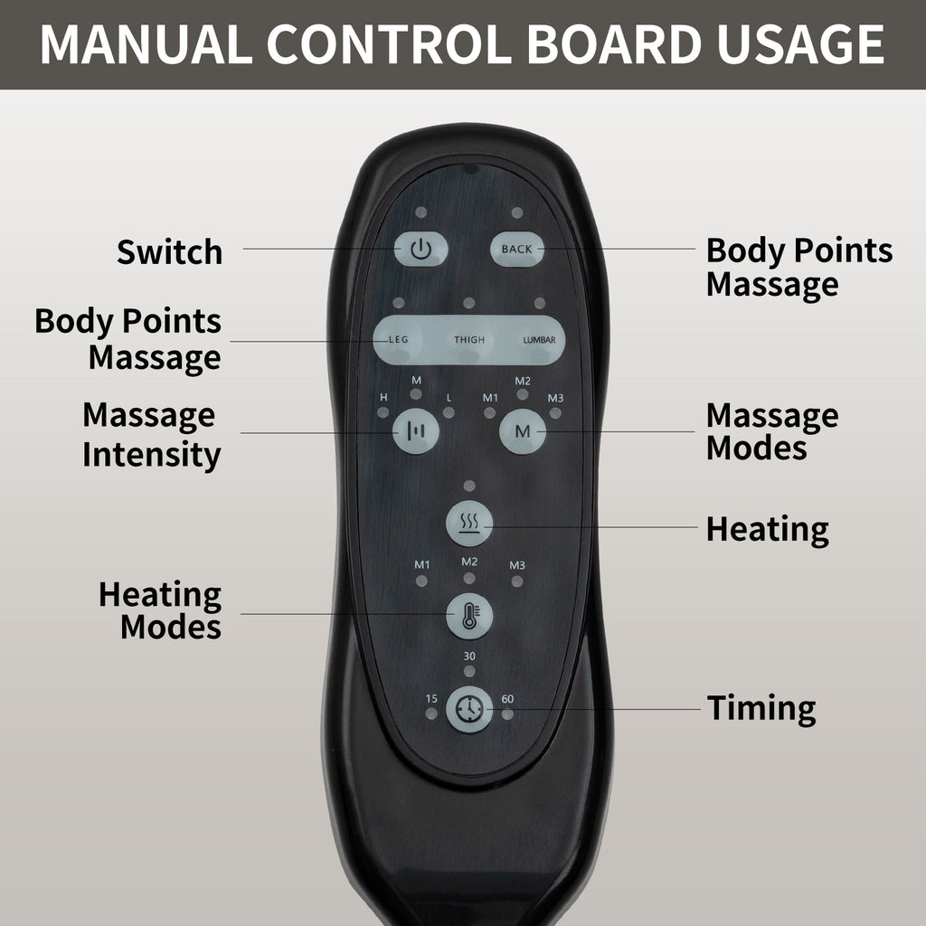 Power Lift Recliner Chair with Massage and Heat - ComfortMAX