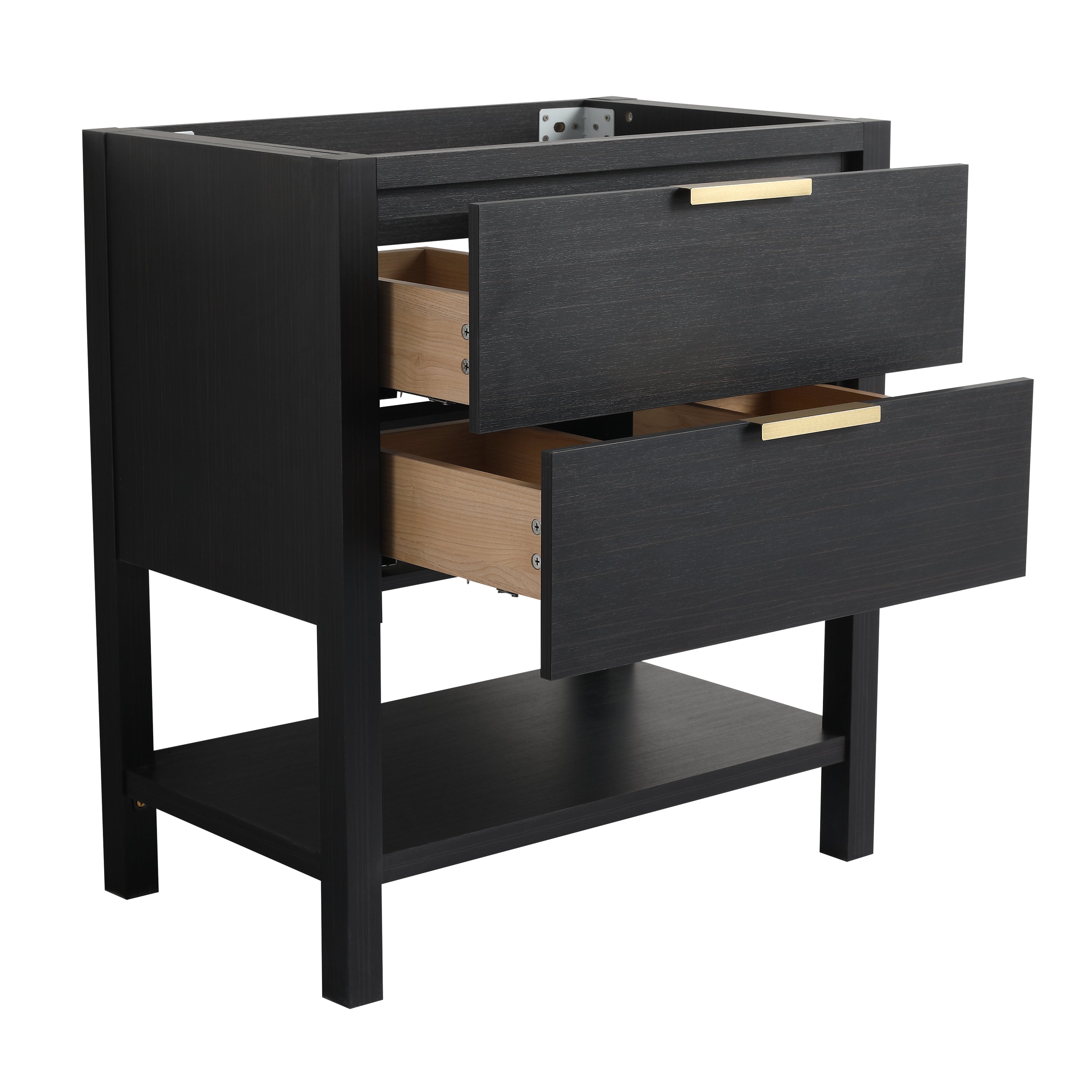 30 Inch Bathroom Vanity Plywood With 2 Drawers