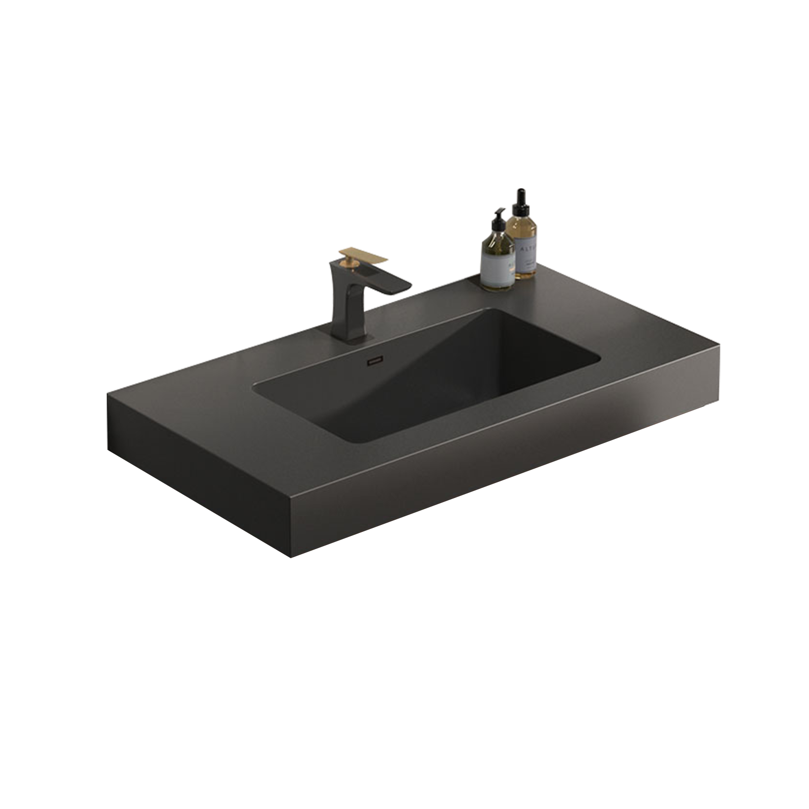 BB02-30-109 Integrated Engineered Solid Surface Basin Matt