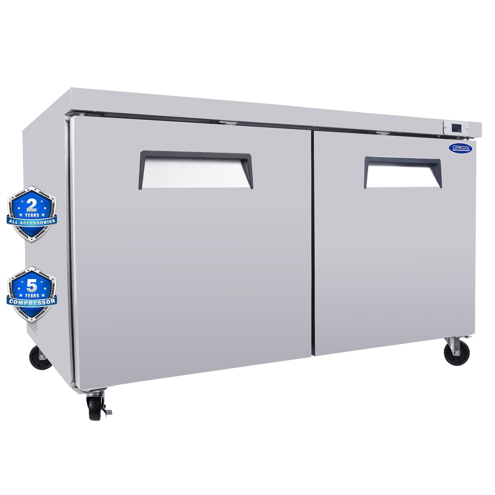 ORIKOOL 60" Commercial Under Counter Freezer