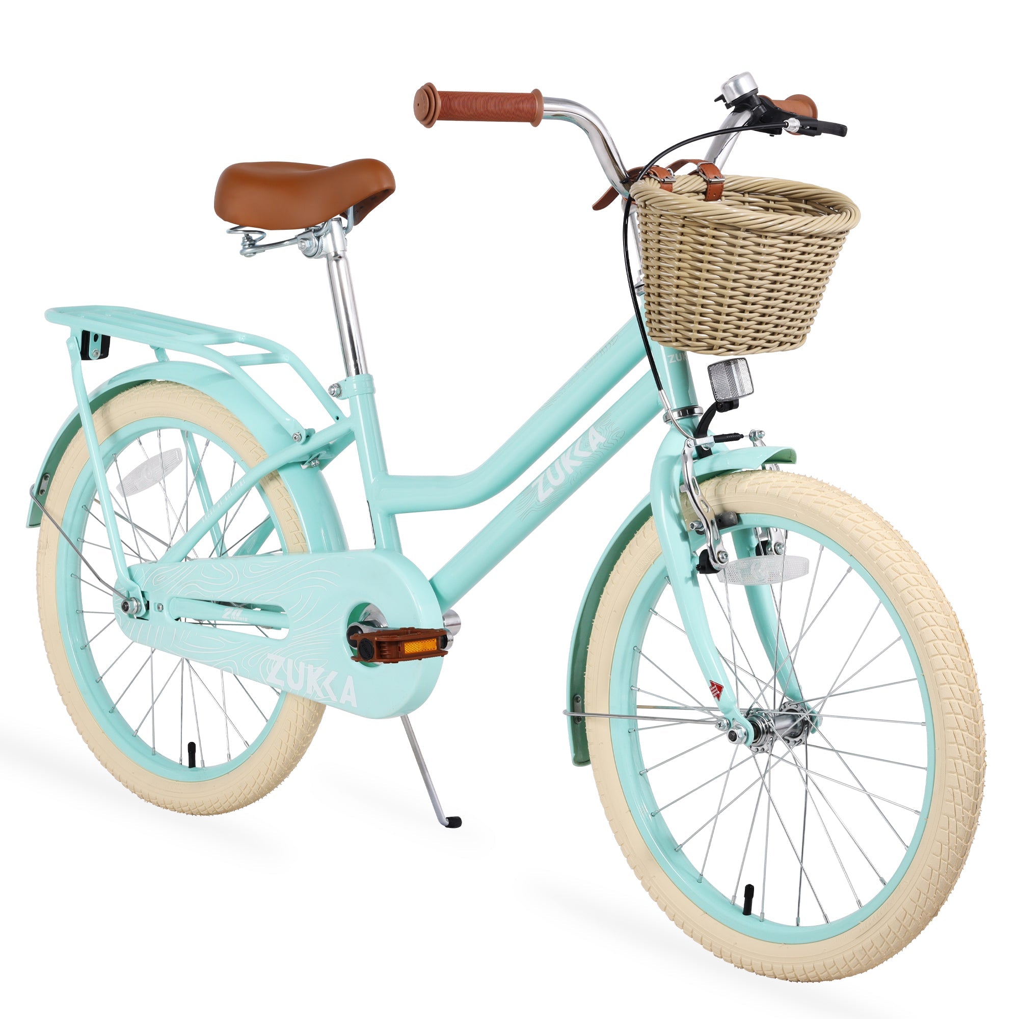 Girls Bike with Basket for 7-10 Years Old Kids - 20 Inch Wheel