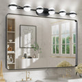43" Black Minimalist LED Bathroom Vanity Light