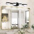 30" Black Minimalist LED Bathroom Vanity Light