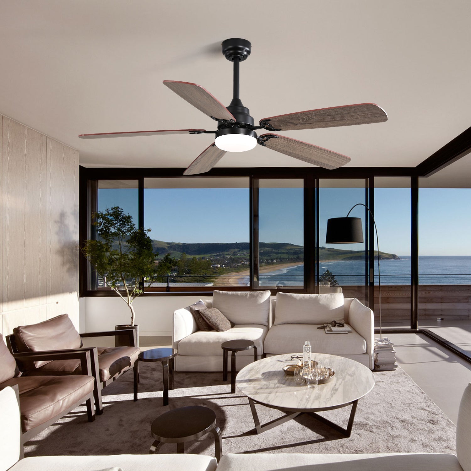 52 Inch Classics Ceiling Fan with LED Light & Remote Control