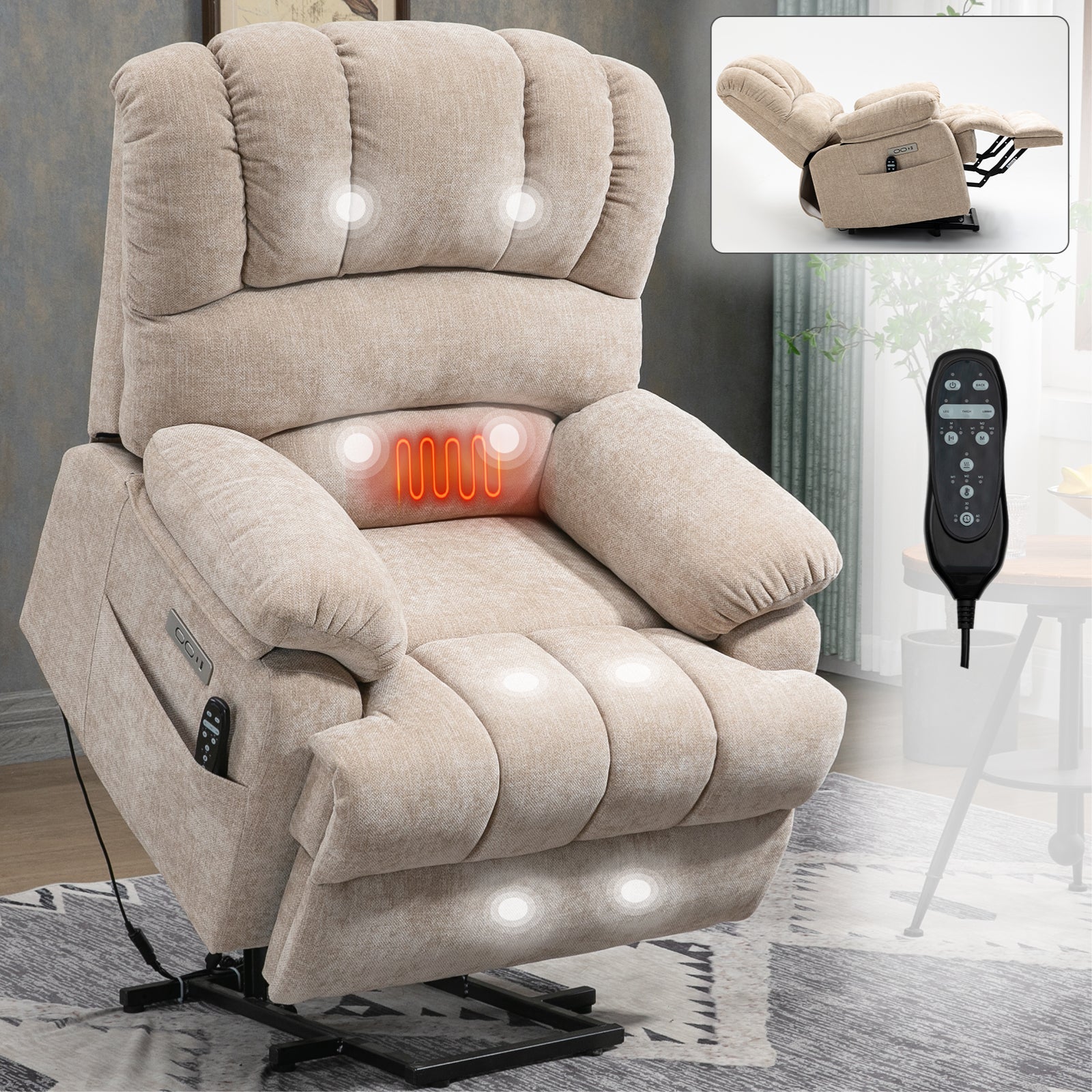Power Lift Recliner Chair
